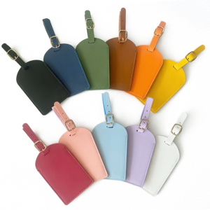 GROOMSMAN 맞춤형 PU 가죽 수하물 태그 여행 가방 태그 멀티 컬러 개인화 된 이름 Tags - Product Image 4