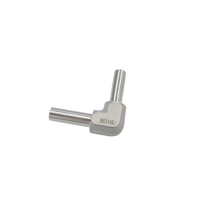 <span class=keywords><strong>Coude</strong></span> de soudage orbital en acier inoxydable sanitaire 316, raccords de compression haute <span class=keywords><strong>pression</strong></span> pour tubes, <span class=keywords><strong>coude</strong></span> VCJ pour soudage semi-conducteur - Product Image 1