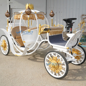 Carruaje de Caballos de Lujo, Cómodo Carruaje Europeo para Bodas, Carruaje de Caballos Romántico Clásico para Bodas - Product Image 3