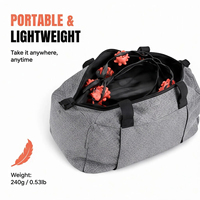 Sangle de massage manuelle portable Micogo avec rouleaux à picots pour thérapie des points de pression profonds et soulagement musculaire