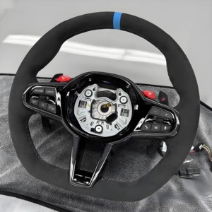 <span class=keywords><strong>Volante</strong></span> Deportivo DOS para BMW Serie F, Fibra de Carbono Forjada con LED, para BMW E91 E46 M3 X5 E53 E63 X1 E84 E61 <span class=keywords><strong>E34</strong></span> E60 M5 - Product Image 5