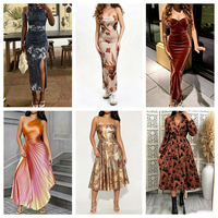 Robe d'été américaine 2026 tendance pour femme, nouveau modèle, prix bas, coupe ample décontractée, manches courtes, envoi aléatoire