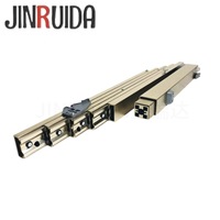 Rail coulissant en alliage d'aluminium épaissi JINRUIDA pour table à manger escamotable, quincaillerie télescopique pour extension de bureau ou îlot