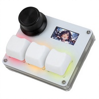 Clavier mécanique mini SayoDevice O3C USB-C rétroéclairé RGB avec bouton programmable, prise en charge des macros, raccourcis à activation rapide pour le gaming