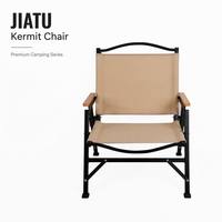Chaise pliante en alliage d'aluminium style Kermit, portable, légère, pour camping, pique-nique, pêche, croquis, chaise d'extérieur OEM