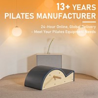 Arco de Pilates de Madera, Corrector de Columna Vertebral, Corrector de Pilates de Madera de Grado Profesional para Entrenamiento en Casa y en Gimnasios