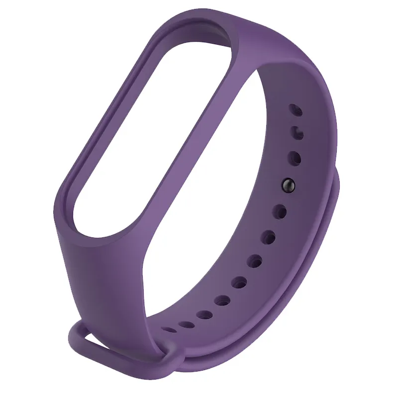 Phiên Bản Toàn Cầu Cho Xiaomi Band 4 3 Dây Đeo Cao Su Thể Thao Silicone Hoa Oải Hương Dây Đeo Đồng Hồ Thông Minh Dây Đeo Mi Band 3/4