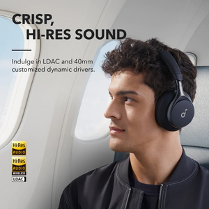 <span class=keywords><strong>Casque</strong></span> sans fil à réduction de <span class=keywords><strong>bruit</strong></span> active Soundcore Space One d'origine, <span class=keywords><strong>casque</strong></span> supra-auriculaire - Product Image 6
