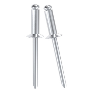 Remaches ciegos de aluminio Baifit M3 6mm de cabeza redonda tipo abierto para unión de metales Grado A GB12618 - Product Image 5