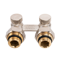 Robinet thermostatique d'angle en laiton AVONFLOW pour radiateur, bloc H angulaire EN215, contrôle de la température