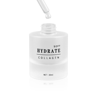 Flacon compte gouttes, emballage de maquillage vide, Premium 10 20 30 50 100 ml, sérum de visage dégradé, brun, avec pipette, 50 pièces