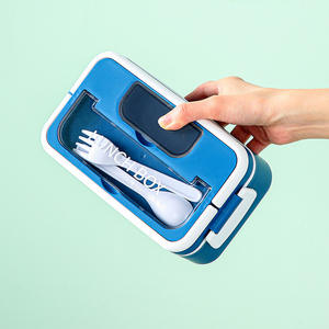 Lonchera Infantil con Compartimentos, Lonchera Bento Portátil para Niños, Contenedor de Alimentos para la Escuela, Campamentos, Picnic y Actividades al Aire Libre - Product Image 3