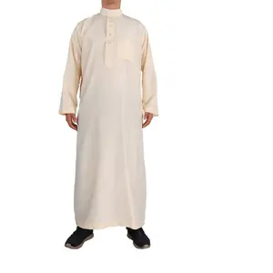 男性Thobes伊斯兰服装，可定制传统穆斯林服装及配饰男性，2024 Abaya迪拜RobeKanzu穆斯林男性
