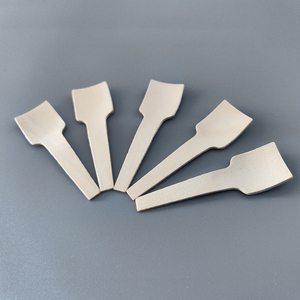 Mini Disposable Birch Wood <strong>Spade</strong> Cutlery <strong>Set</strong> with <strong>Forks</strong> <strong>and</strong> Knives 70mm Smooth &amp; Polished Utensils - Product Image 4