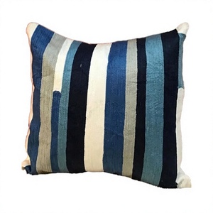 2025 Designer Vintage Wool Cushion <b>Cover</b> with Crewel Embroidery Chain Stitch Handmade Indian Supplier for <b>Sofa</b> Couch Living Room - Product Image 1