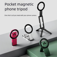 Trépied magnétique de poche ultra-fin multi-8 mm pour téléphone |    Support pliable magnétique |   Ajustement magnétique créatif à double face pour une extension flexible