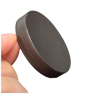 Couvercles en plastique ronds à large ouverture 18-410 20-410, lisses, pour pots cosmétiques