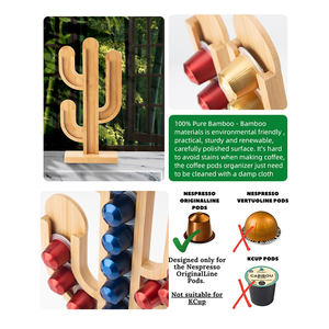 <span class=keywords><strong>Support</strong></span> en bambou pour capsules de café, accessoire de rangement en bois, pour Dolce Gusto, <span class=keywords><strong>Nespresso</strong></span> - Product Image 4