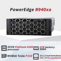PowerEdge R940xa Rack Server Computer Dual Intel Xeon 4210R 32GB DDR4 RAM 2x1.2TB 10K H330 Hot-Swap in Stock Enterprise Servers