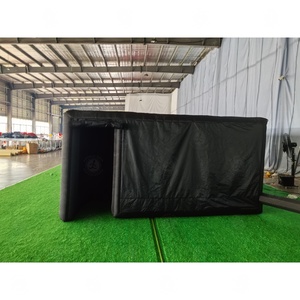 Grande salle d'évasion gonflable extérieure de <span class=keywords><strong>maison</strong></span> hantée, cours gonflable de jeu d'étiquette de labyrinthe d'impression complète - Product Image 6