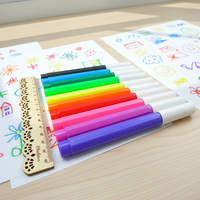 Marqueur pinceau aquarelle avec logo personnalisé, stylo marqueur pinceau artistique