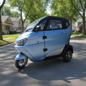 Электрические трициклы EEC 2026 года с отоплением, мощностью 3000 Вт, запасом хода 130 км, гидравлическими дисковыми тормозами, кожаными сиденьями, закрытый кузов - Product Image 2