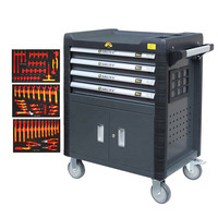 Chariot à outils Srunv à 4 tiroirs, 68 pièces, résistant à la tension, avec isolation, avec outils