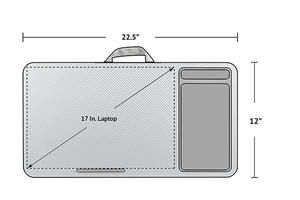 Bureau pour <span class=keywords><strong>ordinateur</strong></span> <span class=keywords><strong>portable</strong></span> extensible durable avec coussin et <span class=keywords><strong>repose</strong></span>-poignet pour <span class=keywords><strong>lit</strong></span> et canapé <span class=keywords><strong>portable</strong></span> - Product Image 6