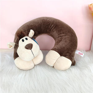 Cuscino a U in Velluto con Motivi Animali Cartoon, Imbottitura in Cotone PP, <span class=keywords><strong>Altezza</strong></span> 31-50cm, per Supporto e Protezione del Collo, Uso in Ufficio, Riposo e Viaggio - Product Image 4