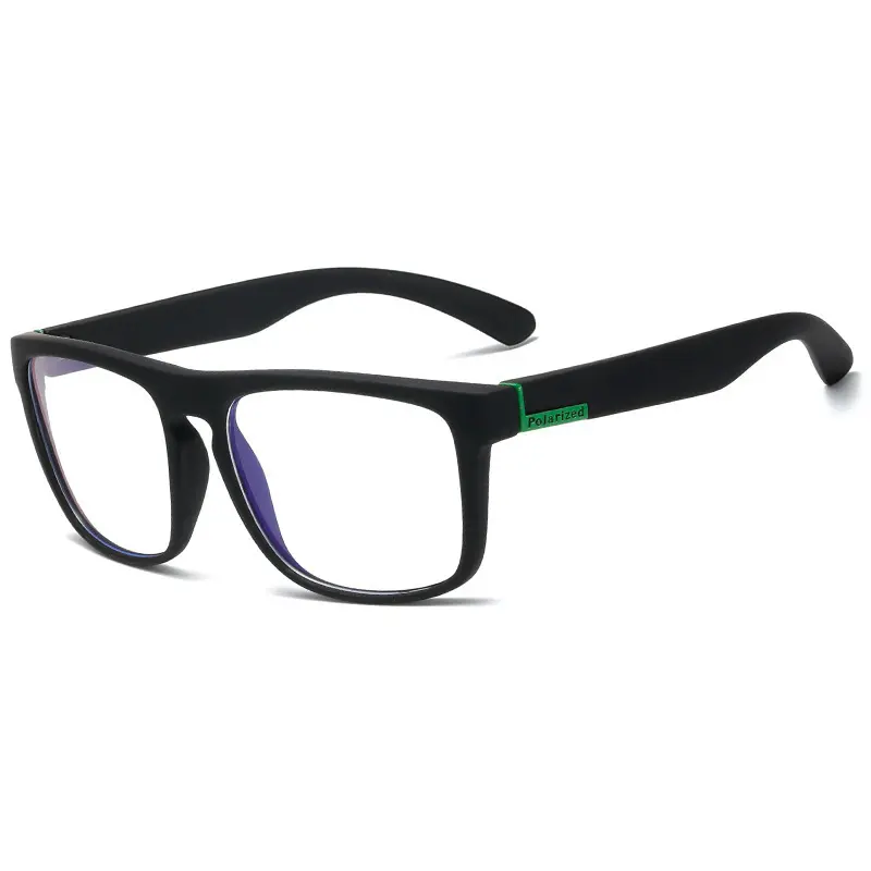 fashion retro sports square glasses frame anti blue light men women optical eyeglasses frames 2024