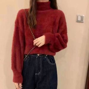 Nouvelles tendances Pull <span class=keywords><strong>blanc</strong></span> à col roulé avec bas épais <span class=keywords><strong>T</strong></span>-<span class=keywords><strong>shirt</strong></span> pour <span class=keywords><strong>femme</strong></span> - Product Image 3