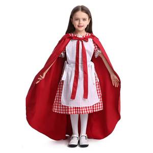 Capa Larga de Doble Capa para Niños, Disfraz de Halloween y Navidad, Capa Roja para Adultos con Capucha - Product Image 6