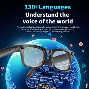 Ai phiên dịch âm thanh Wifi kính thông minh với máy ảnh G10 Kính mát thông minh hình ảnh video ghi âm antil-màu xanh kính mắt thông minh - Product Image 2