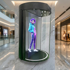 เครื่องโฆษณาโฮโลแกรม 3 มิติ ยูเทค ขนาด 43 นิ้ว สำหรับงานแสดงสินค้า ควบคุมผ่านแอปพลิเคชัน สำหรับจอ LCD ความละเอียด 1920x1080 - Product Image 5