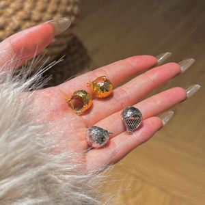 Dylam Unique Fashion Design Sparkling Surface 925 Sterling Silver Rhodium 22K Gold Plated <b>Hook</b> <b>Clip</b> on Stud Earrings Jewelry - Product Image 2