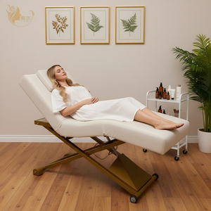 Hot Bán Chuyên Nghiệp Massage Bảng PU Da Massage Điện Giường Chiều Cao Có Thể Điều Chỉnh Sang Trọng Lash Giường Beauty Salon Đồ Nội Thất - Product Image 1