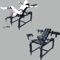 Chaise écarteur multifonctionnelle BDSM SM pour positions sexuelles, avec attaches pour les jambes et menottes