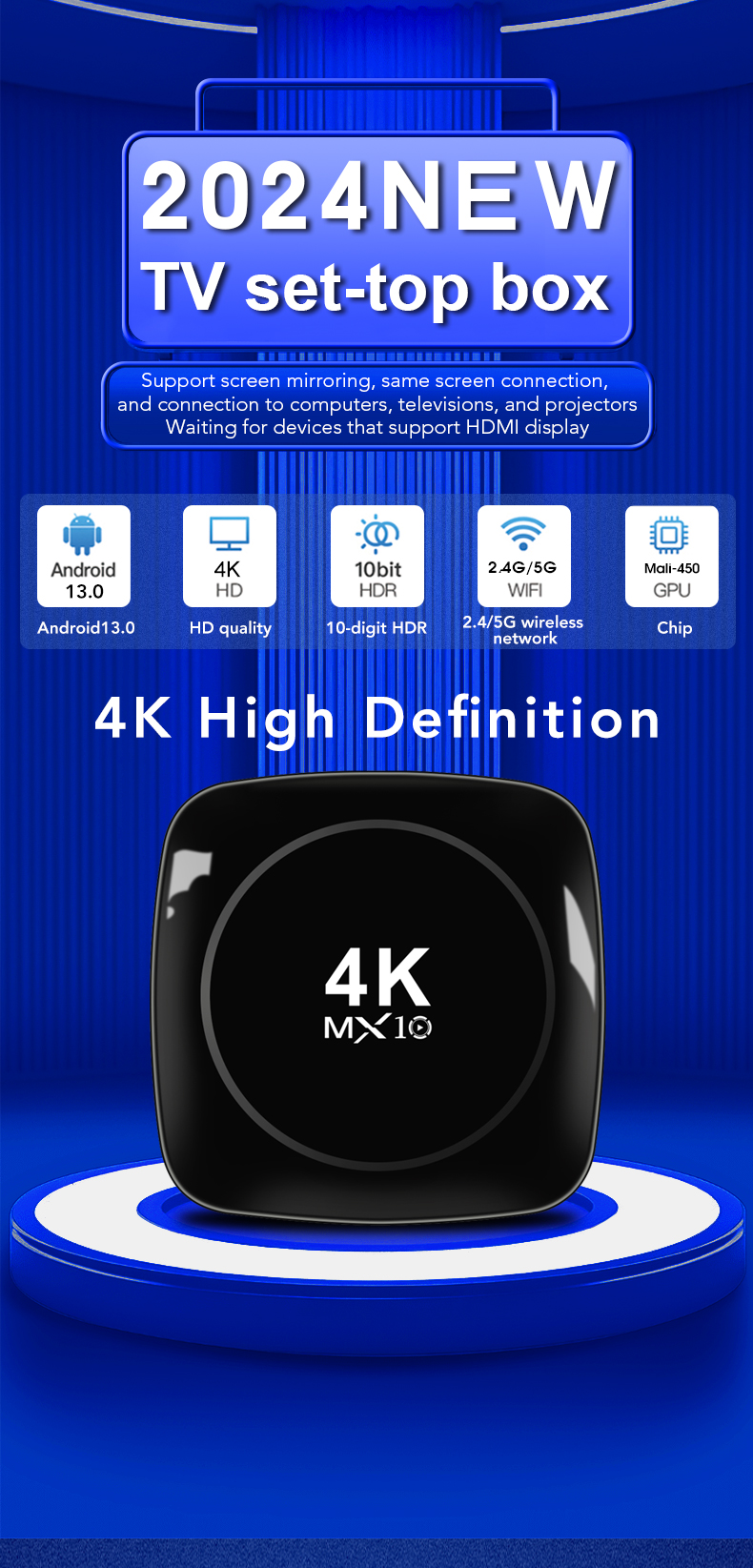 Streaming Android TV Box - Smart 2025 OTT TX Super Set-Top Box