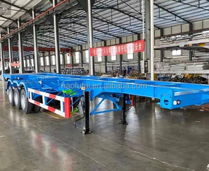 Semirremolque Esqueleto de Carga Pesada en Oferta en África con Pintura Anticorrosión <span class=keywords><strong>para</strong></span> Remolque de Contenedores de Larga Distancia - Product Image 1