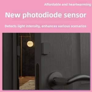 Capteur de porte/fenêtre 2, contrôle par application Smart Home, détection de l'état du commutateur de porte/fenêtre, détection de l'intensité lumineuse - Product Image 4