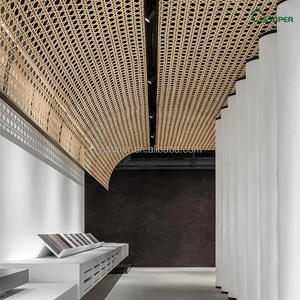 卸売カスタマイズ竹装飾竹天井パネル籐竹製家具 - Product Image 3