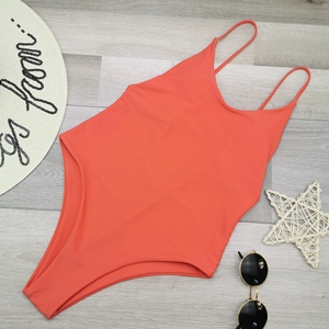 Tùy Chỉnh Mới Sexy Girl One Piece Bikini Beachwear Eo Cao V Cổ Đôi Vai Ren Lên Áo Tắm Phụ Nữ Dễ Thương Thiếu Niên Đồ Bơi - Product Image 5