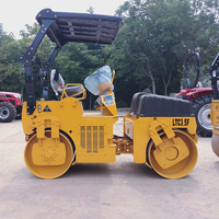 Rouleau vibratoire à double tambour compact de 3,5 tonnes LTC3.5F-4 pour les chantiers de construction