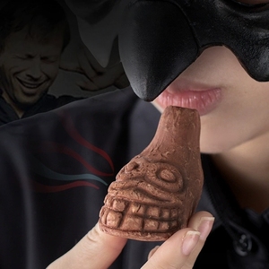 Aztec Pure Clay Whistle Parody Scream Decompression Pottery Horror Prank Novel Toy - Product Image 3