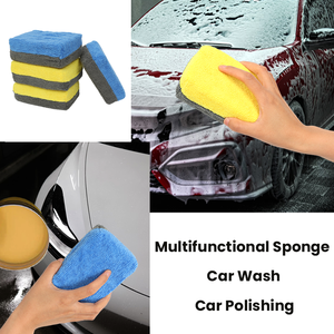 Đa chức năng Dày Làm sạch vải hai mặt sợi nhỏ hiệu quả làm sạch Scratch-Free ướt và khô sử dụng kép xe miếng bọt biển - Product Image 6