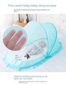 มุ้งครอบเตียงเด็กแบบพับได้ <span class=keywords><strong>ส</strong></span>ำหรับเตียงเด็กอ่อน - Product Image 3