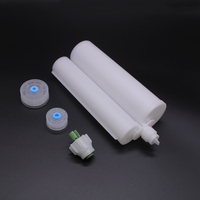 Tube de calfeutrage vide en plastique adhésif 1:1, distributeur de tube époxy bi-composant pour adhésif électronique, cartouche double 400ml
