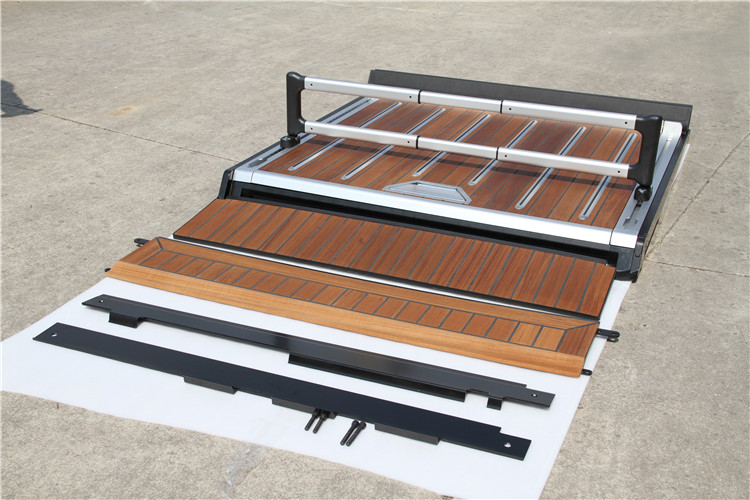 Proper Price Dployable Teak wood Trunk floor for Range Rover Vogue