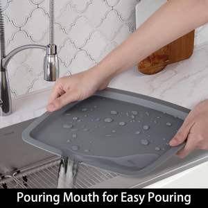 Escurridor de Platos Plegable con Bandeja de Drenaje, Organizador de Vajilla Portátil para Cocina y Autocaravana - Product Image 4