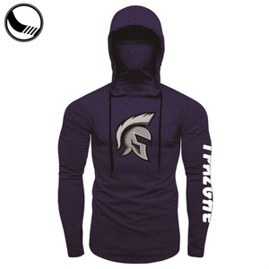 High Quality Plus Size Kids Winter Two Tone Printed <b>Fleece</b> Anime Hoodie with <b>Neck</b> <b>Warmer</b> - Product Image 2